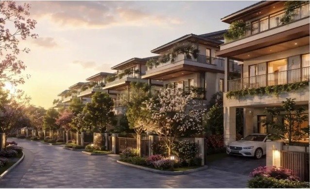 Carnation 4 BHK villa at NVT Villa Varthur with private backyard and lift provision